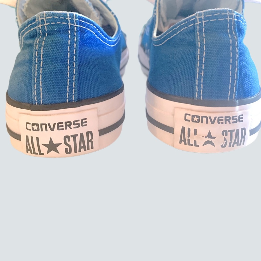 Unisex Cerulean Blue & White Converse | 5.5 + 7.5 - Picture 9 of 15